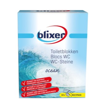 Blixer Toiletblokken Ocean Fresh Maxipack 1x10ST